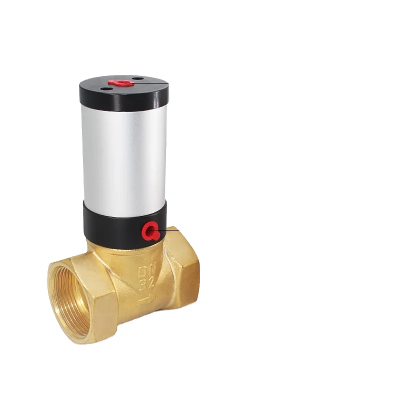 China  Yutai Pneumatic Factory Manufacturer Q22HD Series Two Position Pneumatic Solenoid Right Angle Air Control Bevel Valve