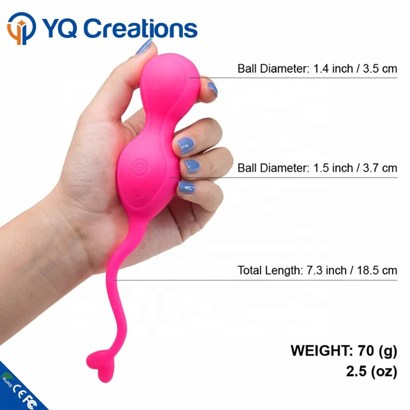 Mini Anal Plug Remote Control Vibrating Egg Silicone Kegel Ball