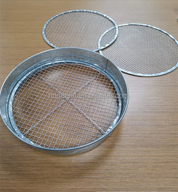 Metal Garden Riddle Sieve Set Garden Sifting Pan Interchangeable Mesh ...