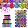 Set3-24 mix colors/Glitter
