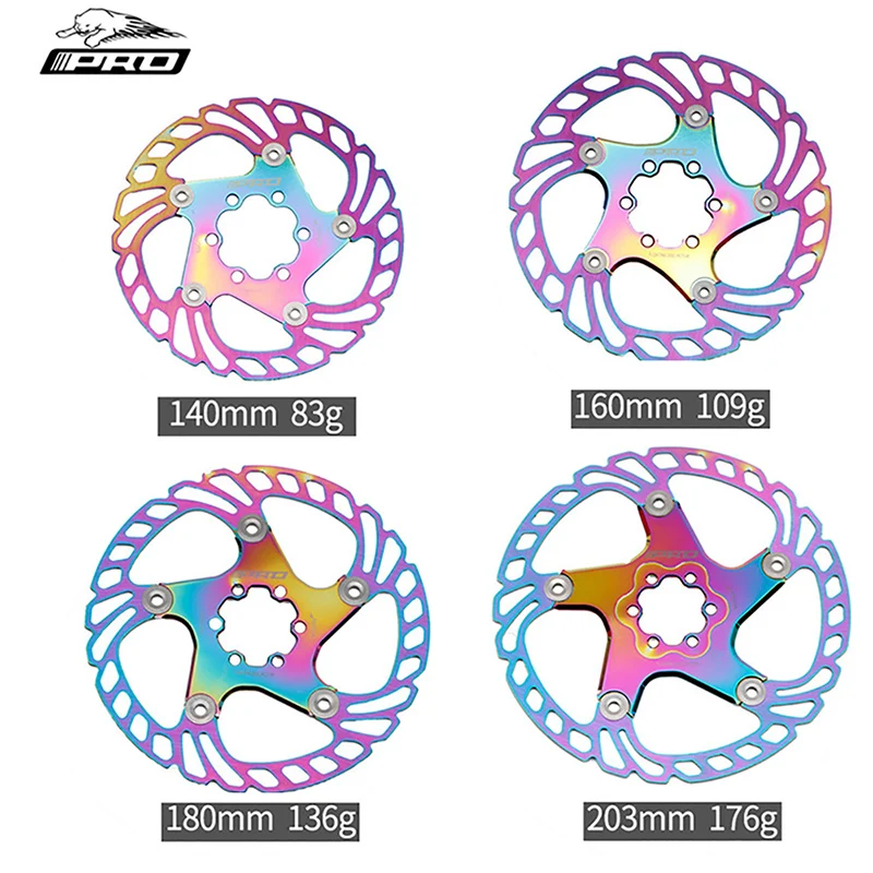 IIIIPROMTBディスクブレーキローターマウンテンバイクレインボー
