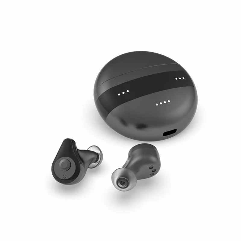 Модные Смарт-слуховые аппараты elслуховых аппаратов Oem Pro BT с перезаряжаемым аккумулятором, с аксессуарами, аудиосервис, слуховые аппараты ITE