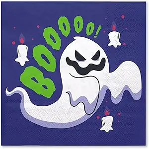 Набор принадлежностей для Хэллоуина набор высококачественной прочной одноразовой посуды страшная Ночная готика с привидениями жуткие салфетки Упаковка из 20 штук