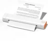 A4 Printer 210mm-White & Orange with 5 Paper
