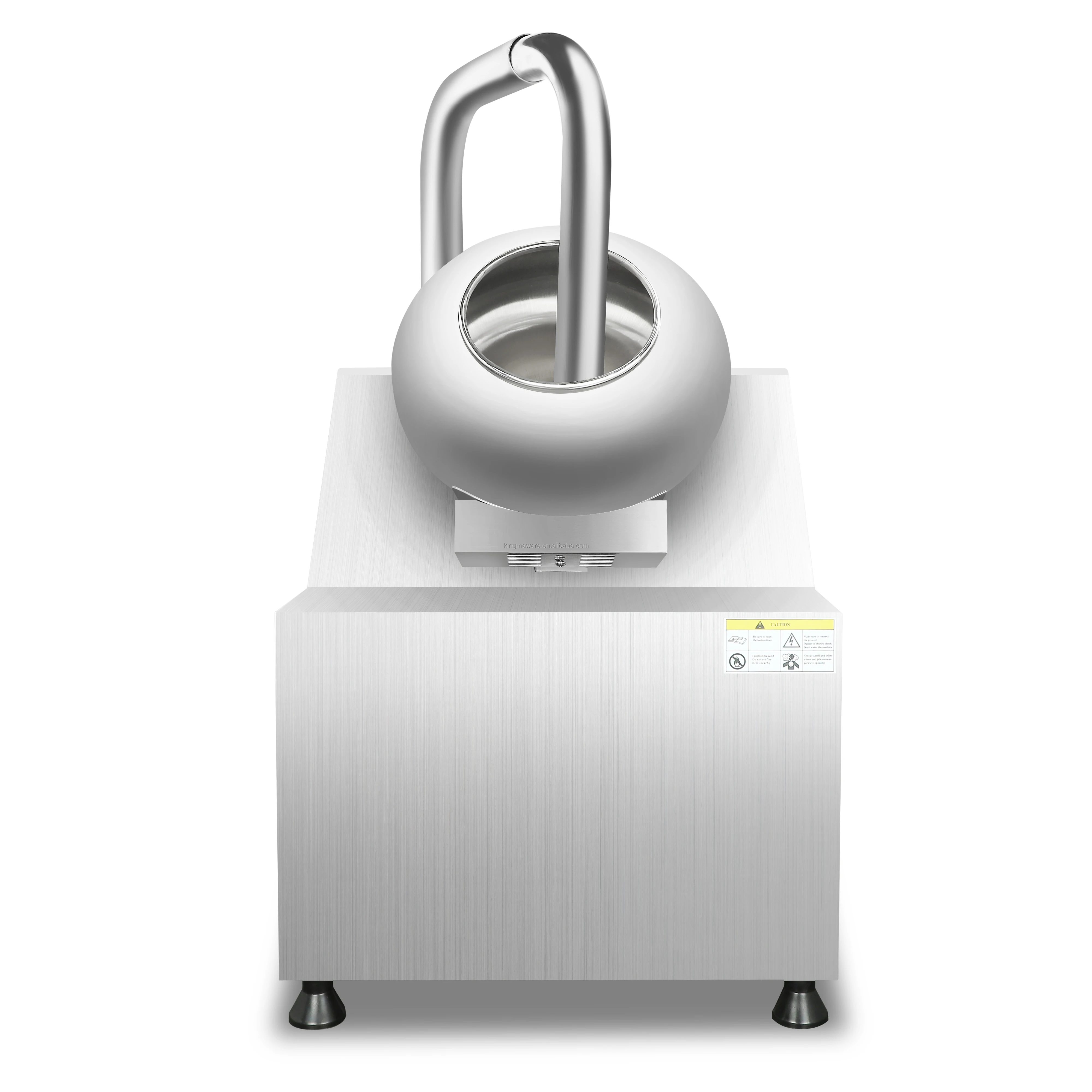 Cooling and Bottom Heating System Automatic Chocolate Coating Pan Small 8L Peanut Candy Sugar Nut Coating Making Machine - Image 5