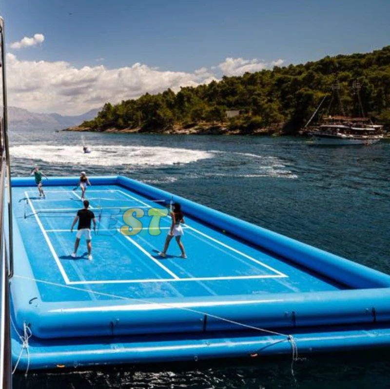 PVC Water Floating Inflatable Pickleball Court Sea Sport Games Pickleball Pitch Arena