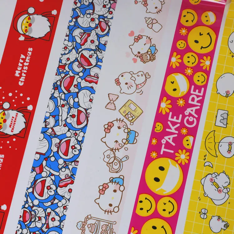Factory Strong Adhesive Custom Cartoon Printed Bopp Packing Tape With Personal Custom logo