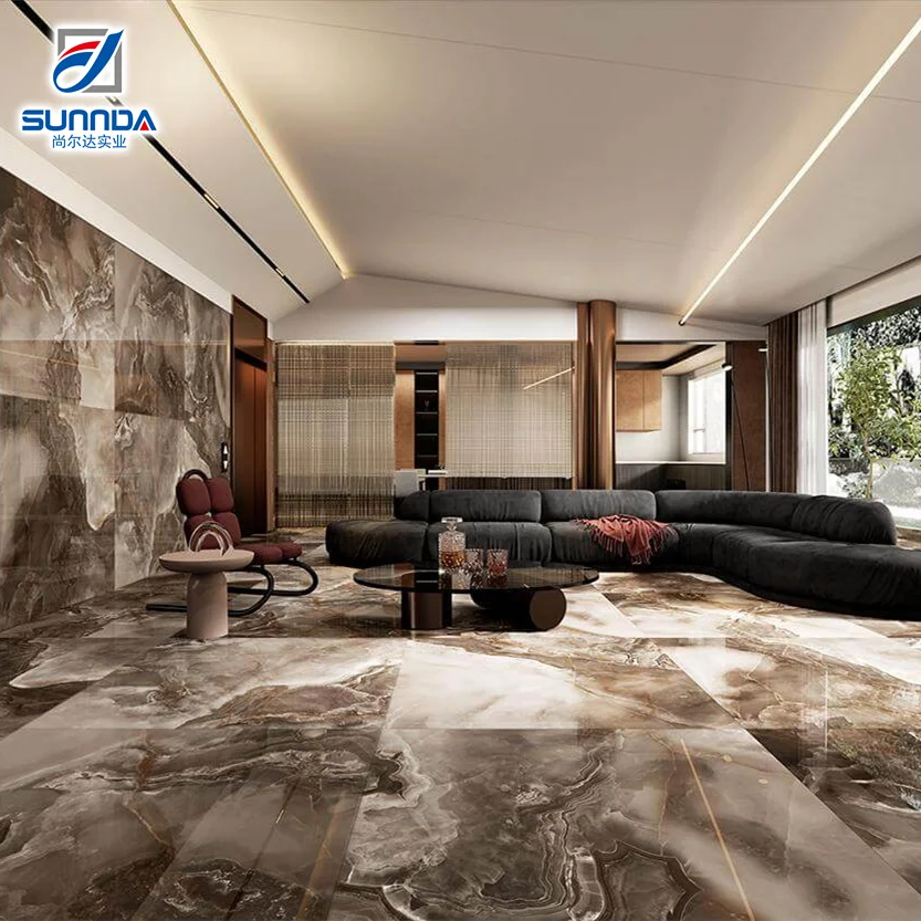 Alibaba.com: White Carrara marble design, 1000x1000mm rectified glazed ...