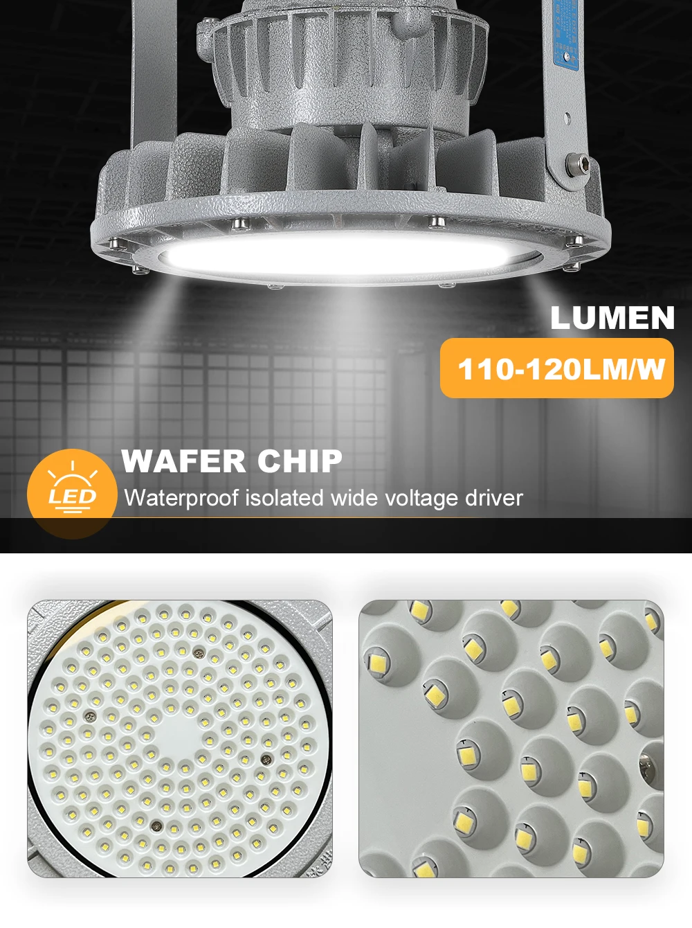 Explosion Proof High Bay Lights - Reliable ATEX LED Lamps