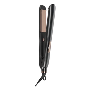 1.25 Inch Plate XL Size  Hair Straightener With Digital Display FMK Hot Selling Private Label Flat Iron LED Screen Hair Styler