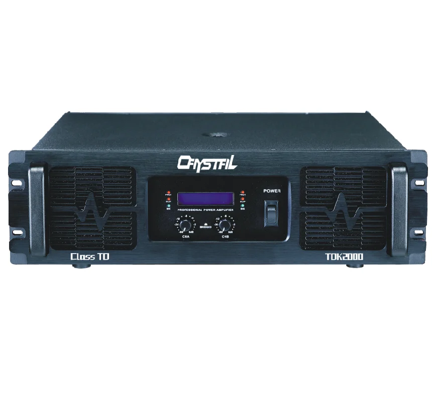 3U Class TD Power Amplifier - 8000W for Professional Audio