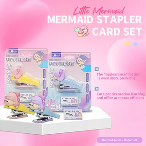 Mermaid Stapler + Matching Staples Set, Effortless Binding, Stylish for All