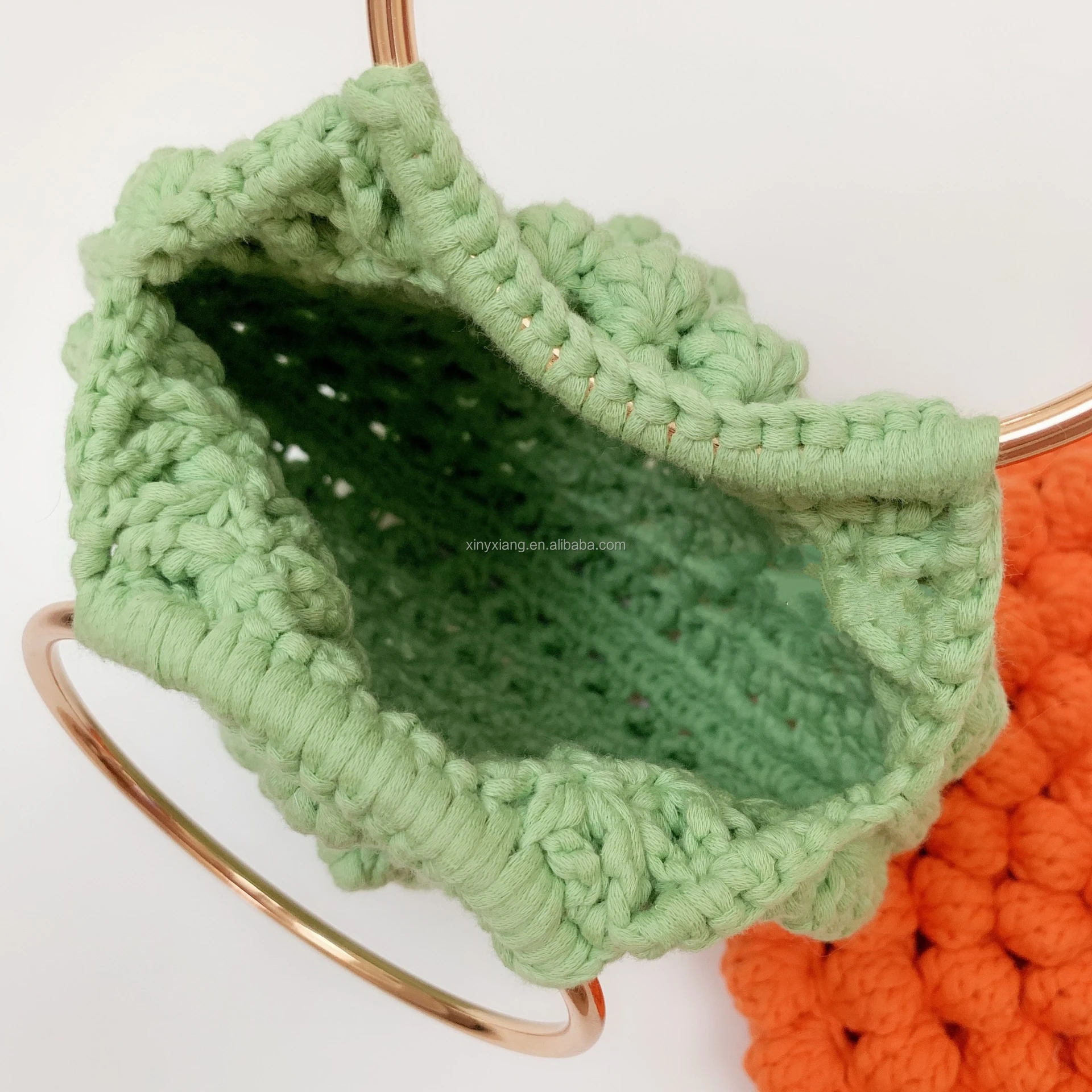 Hand Crochet Hobo Tote Bag For Women - Summer Knit Shoulder Bag, Large Mesh Beach Purse, Casual Boho Handbag