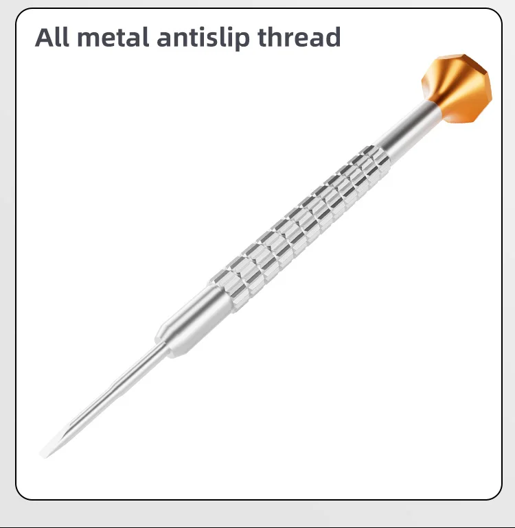 12-in-1 Rotatable All-metal Antislip Precision Screwdriver Set Mini Slotted Screwdriver for Toy Glasses Laptop Camera