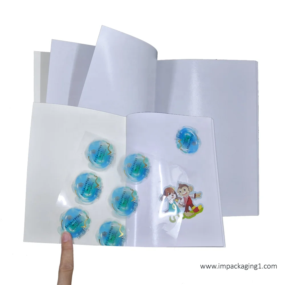 Buy High Quality Custom Printed Diy Blank Stickers Collection Book
