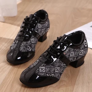 Adult Unisex Modern Dance Shoes Low Heels Soft Soles Latin Dance Shoes Professional Indoor Dance Shoes