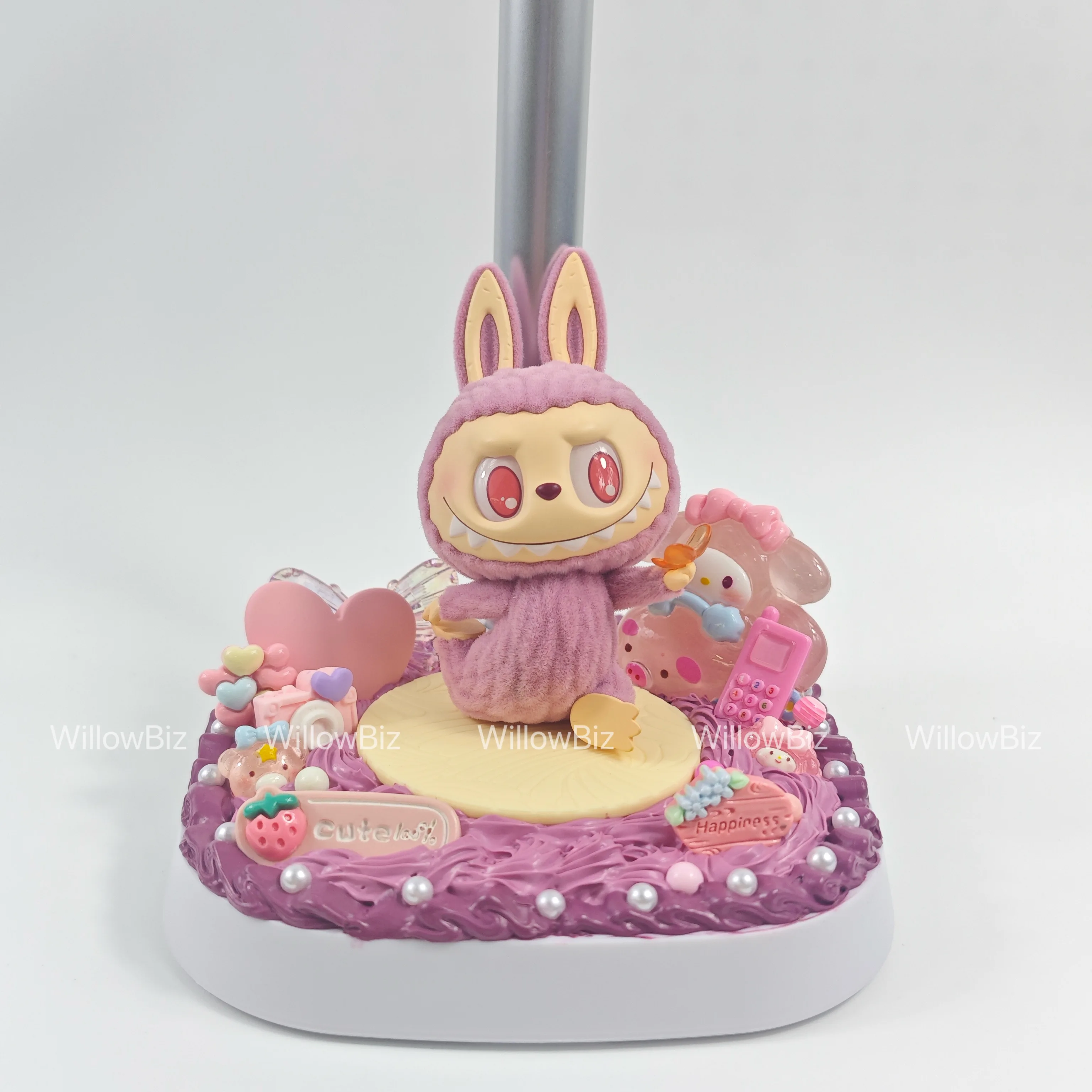 LABUBU CRY BABY POP MART MOLLY Phone Stand Phone Holder Authentic Charm DIY Cute Adjustable DIY Factory Strap for All Phones