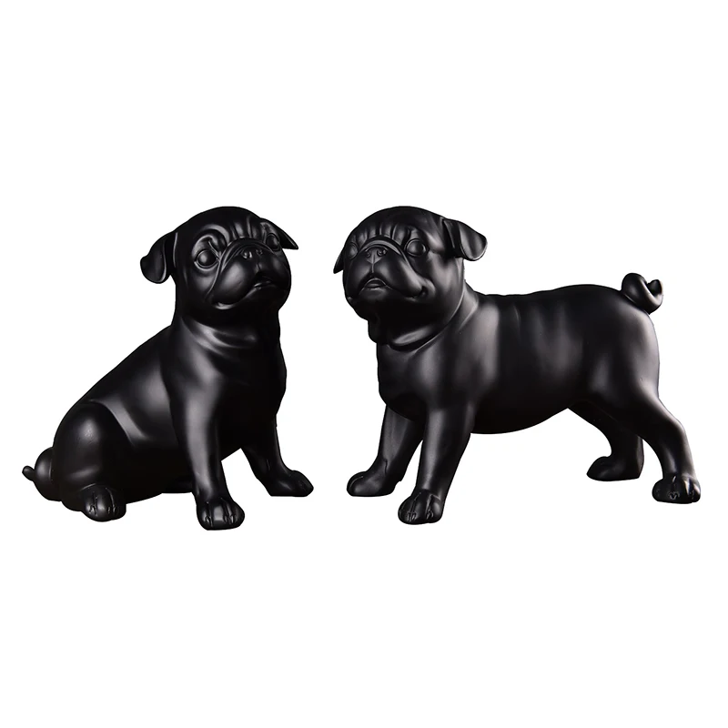 black pug ornament