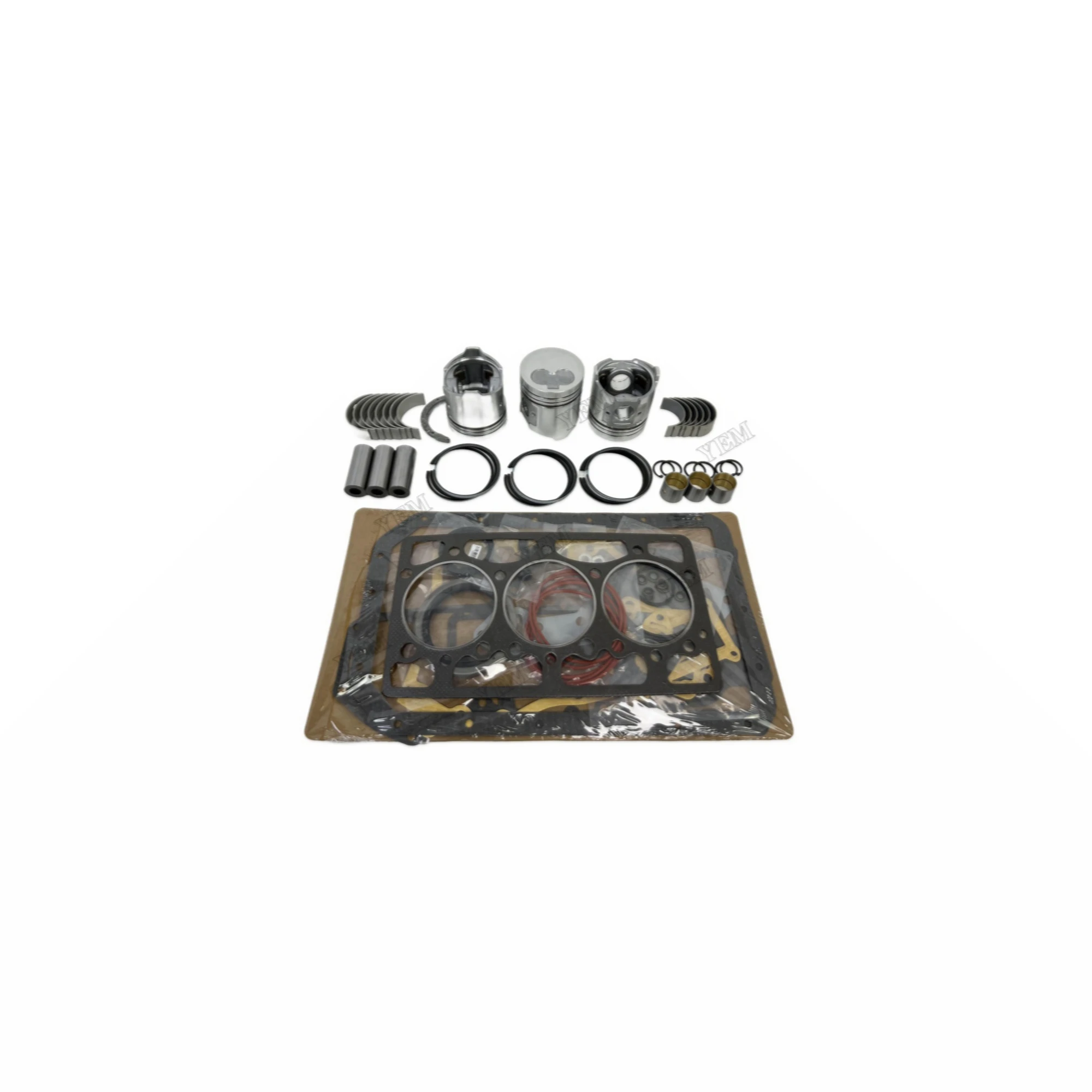 Replacement Overhaul Repair Kit With Cylinder Gasket Set Piston Rings Bearings Suitable for Komatsu 3D94 Engine Parts