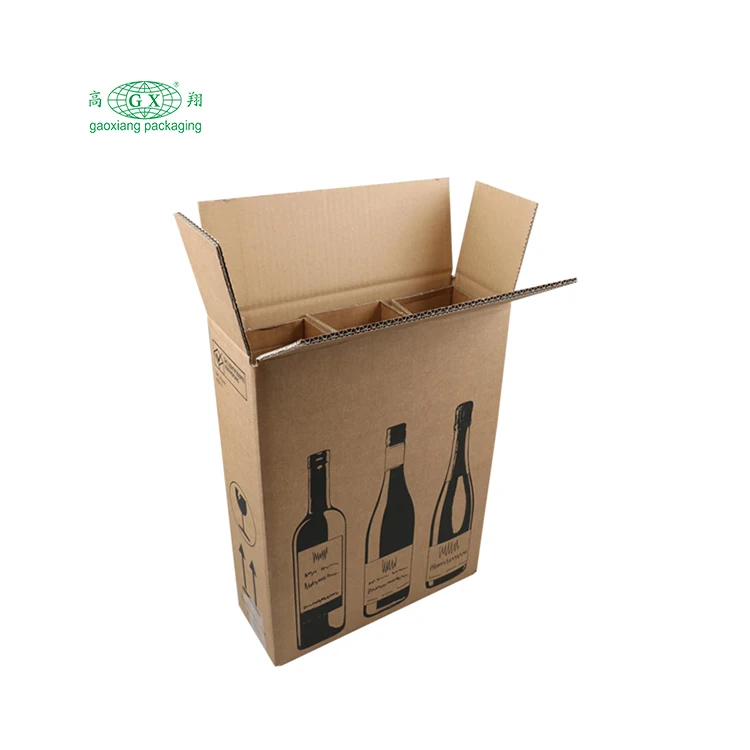 Custom Wine Bottle Shipping Corrugated Carton Wine Box Packaging Buy