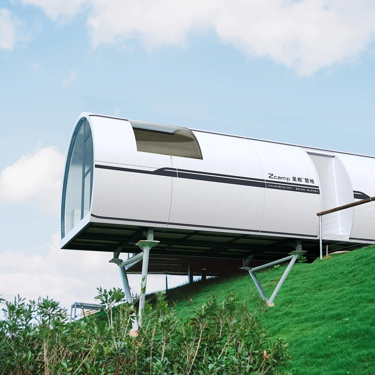 Zcamp C5 Modular House Prefabricated House Campsite Villa Hotel Easy Assemble Prefab House Mobile Capsule Prefabricated Office
