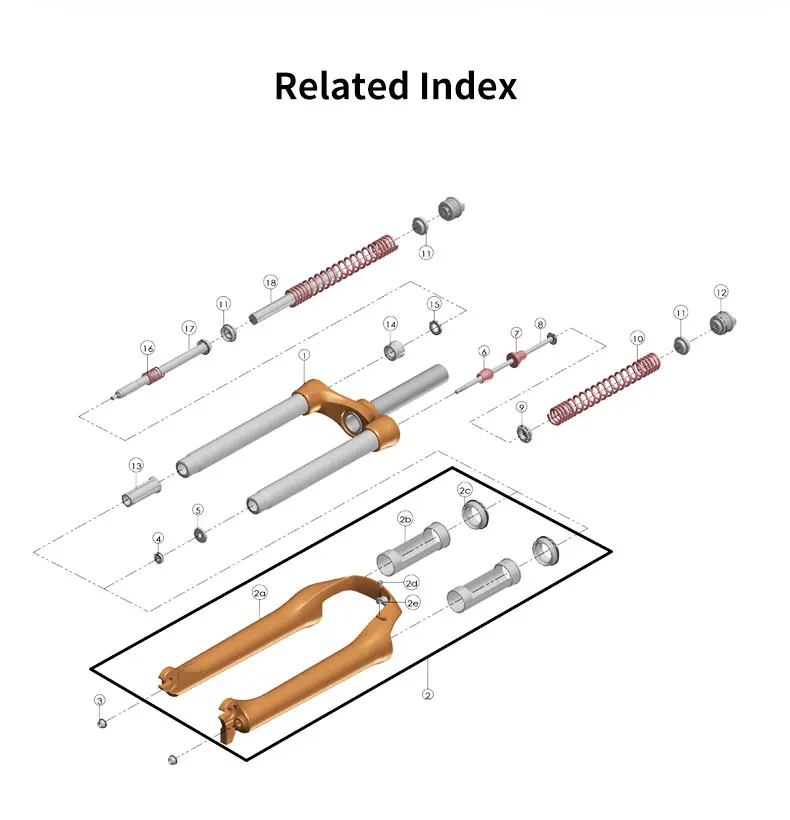 Suntou Race Level Locked Disc Brake Bicycle Fork Suspension Fork For Mtb 26 27.5 29 Inch Moutain