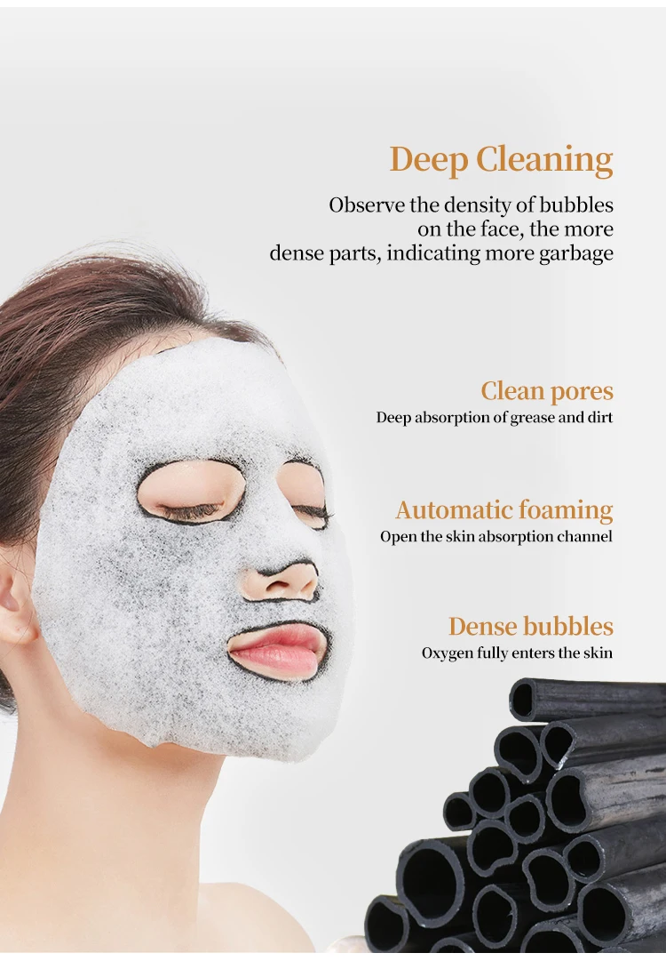 Amino Acid Moisturizingbubble Face Mask Deep Cleaning Oil Control Skin
