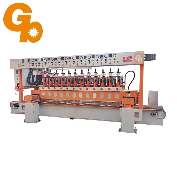 Automatic Granite Marble Stone Mosaic Polishing Machine with Motor High Productivity 60kw Power
