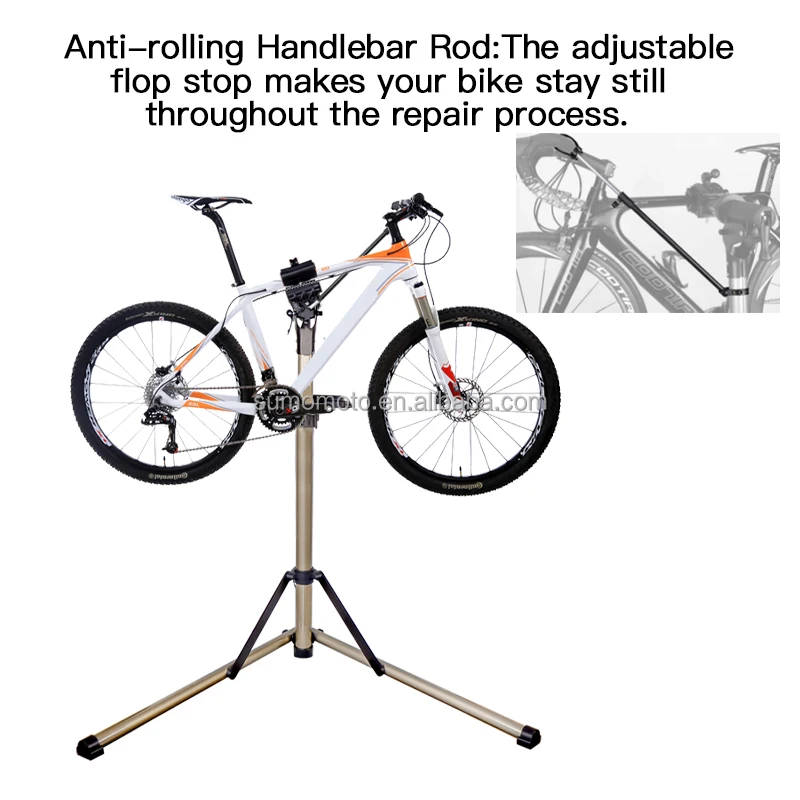 Foldable Aluminum Bike Repair Stand With Tool Plate Stock
