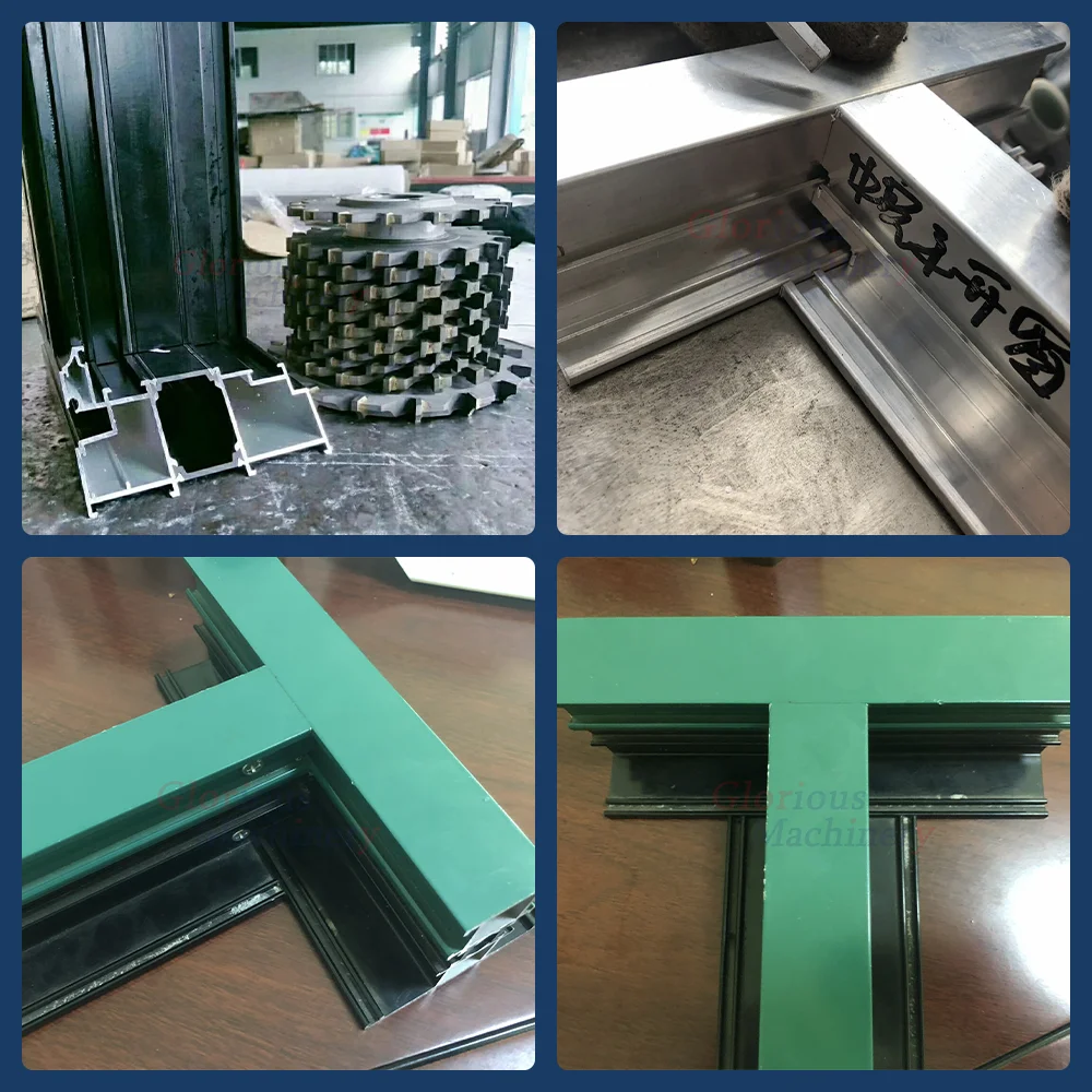 CNC Milling Machine 7 Axis End Milling Machines 7 Axis for Upvc Provided Aluminum Cutting Machine for Aluminum