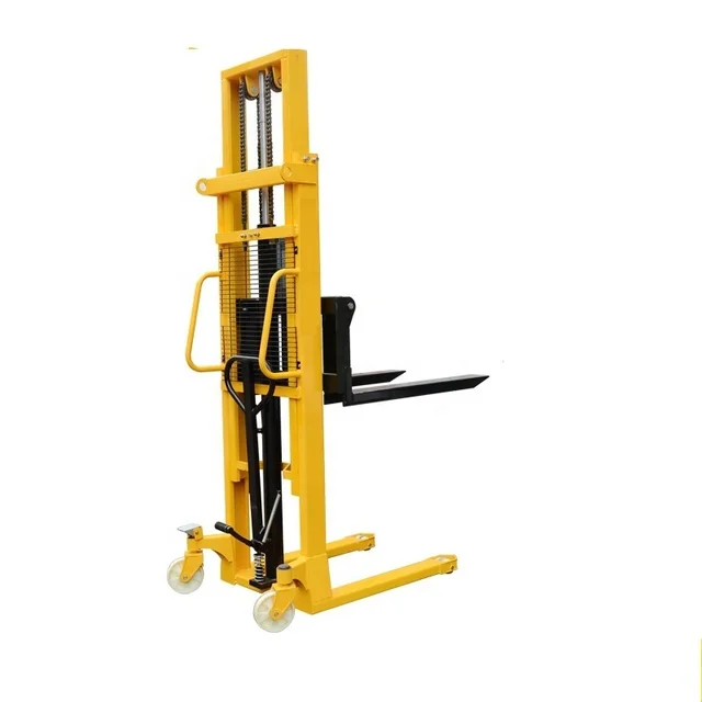 electric semi-electric 1ton stacker, excellent workmanship, time-saving and labor-saving