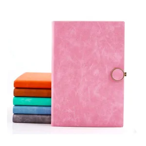 Free Sample Custom Fashionable Printing Logo PU Leather A5 A6 Daily Planner Weekly Monthly Journal