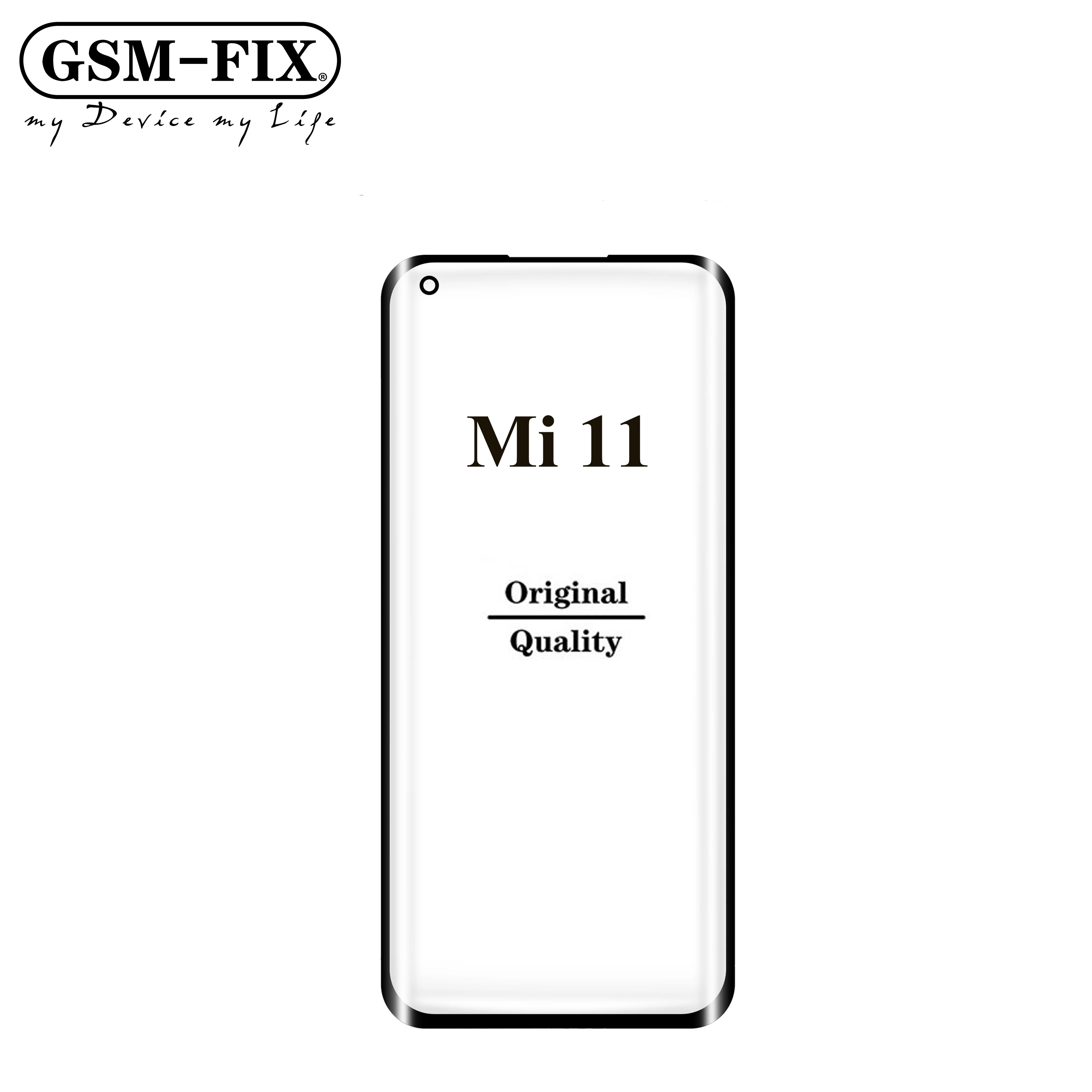 Gsm-fix For Xiaomi 11 2 In 1 Glass With 