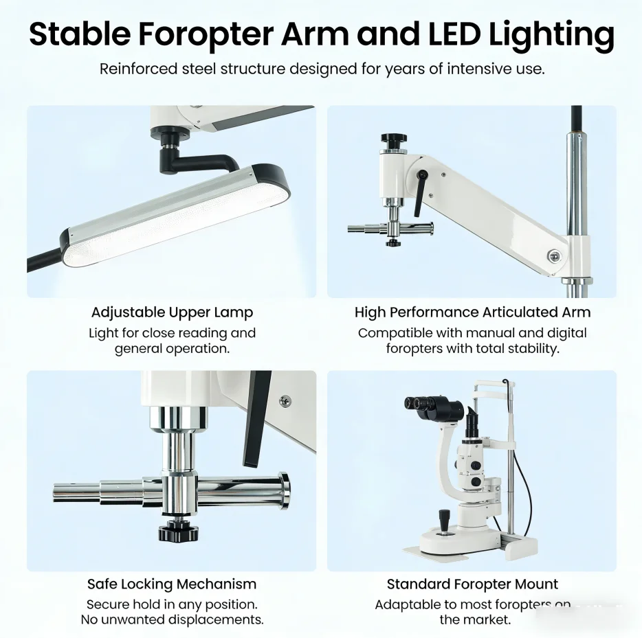 TG-510 Ophthalmic Unit Multi-functional Combined Table and Chair for Clinic Table Hotsale Price