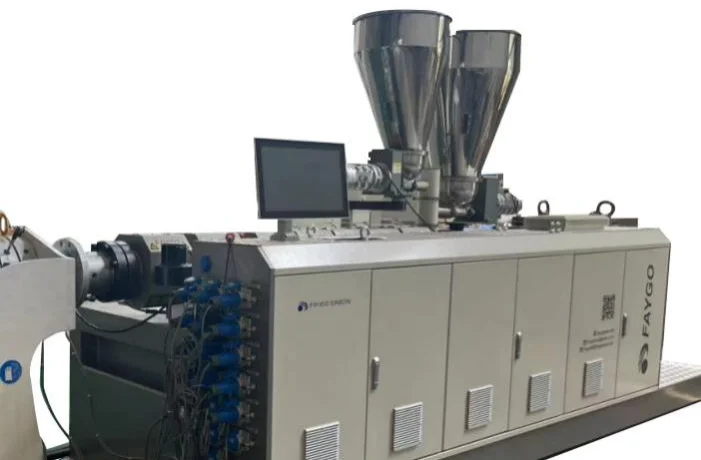 CPVC twin-screw plastic pipe extrusion line