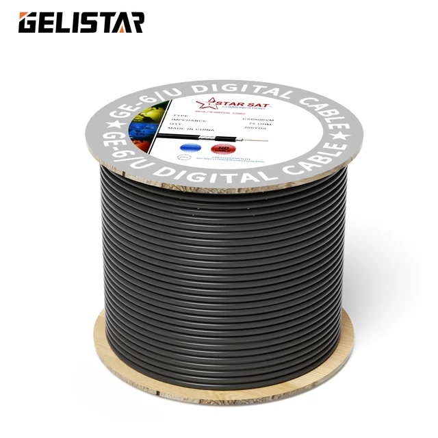 Factory Wholesale STARSTA Copper Coaxial Cable 300 Yards Digital Cable TV Cable Wire