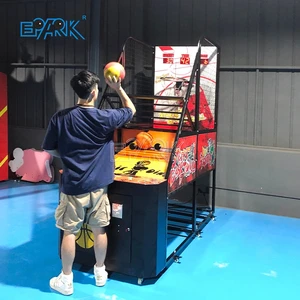 Indoor Redemption Entertainment Basketball Arcade Game Machine Coin Pusher Street Basketball 1 Year Warranty