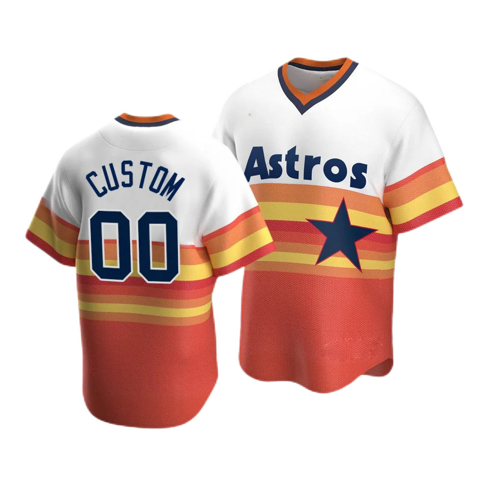 2022 Men's Houston Astros 00 Custom 7 Craig Biggio 5 Jeff Bagwell 34 Nolan  Ryan 27 Jose Altuve Stitched S-5xl Baseball Jersey - Buy Houston Astros