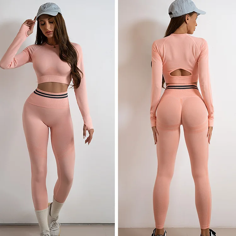Durable activewear two piece high quality yoga sets for women main image 0