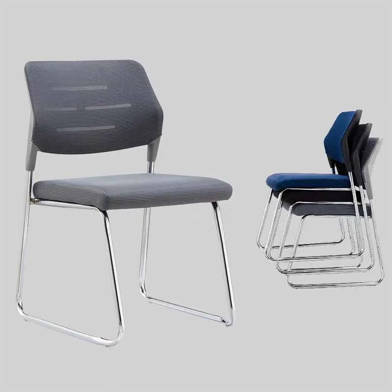 Stacking Padded Office Meeting Computer Training Folding Chair Modern Mass Staff Chair Custom Furniture Customization Wholesale image 2