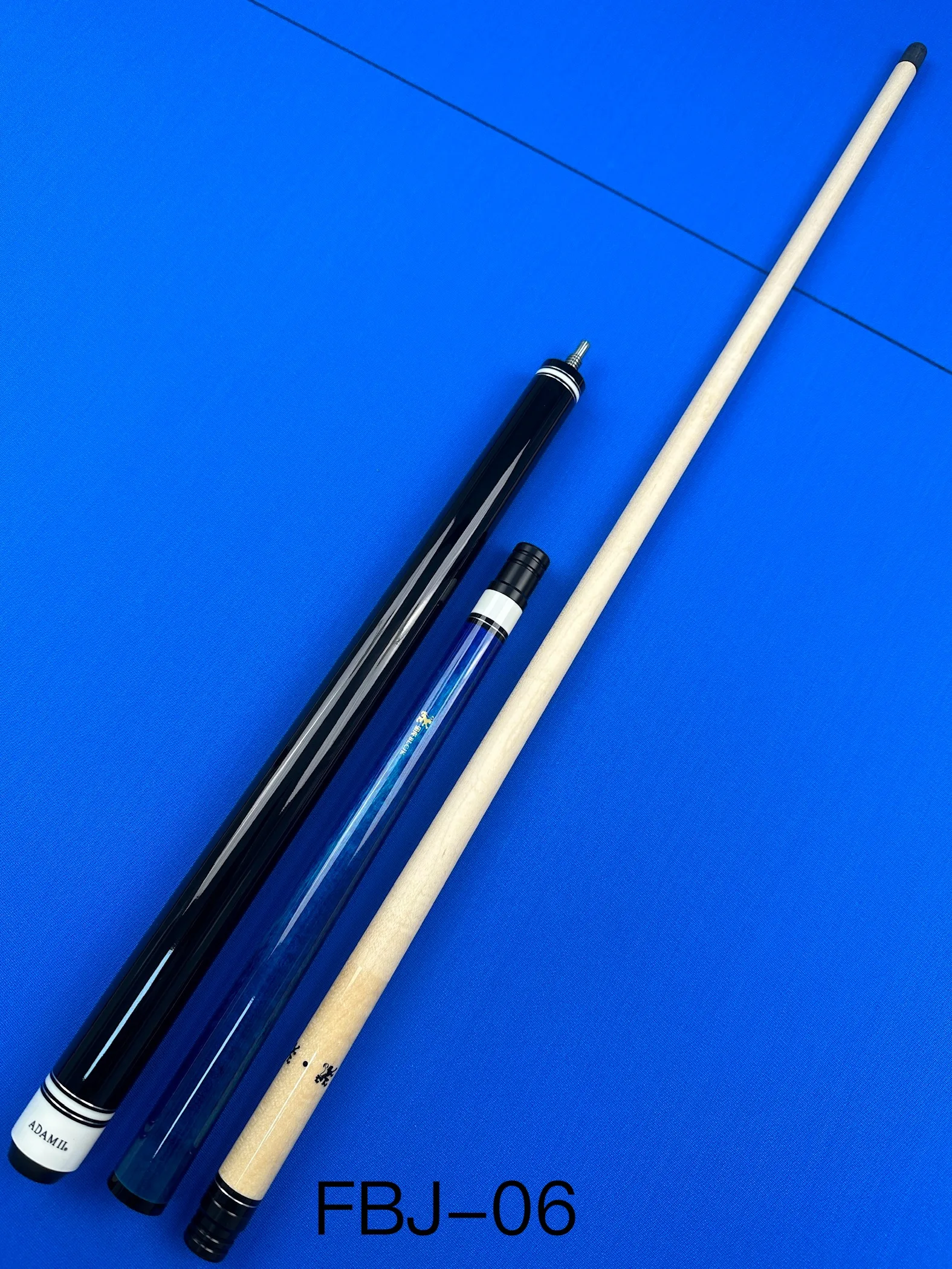 Adam 2 Jump Break Cue with Canada Maple Shaft 13.4mm Tip Size Cue 147 Length with Protecter 3 Color Billiard Cue Tacodebillar
