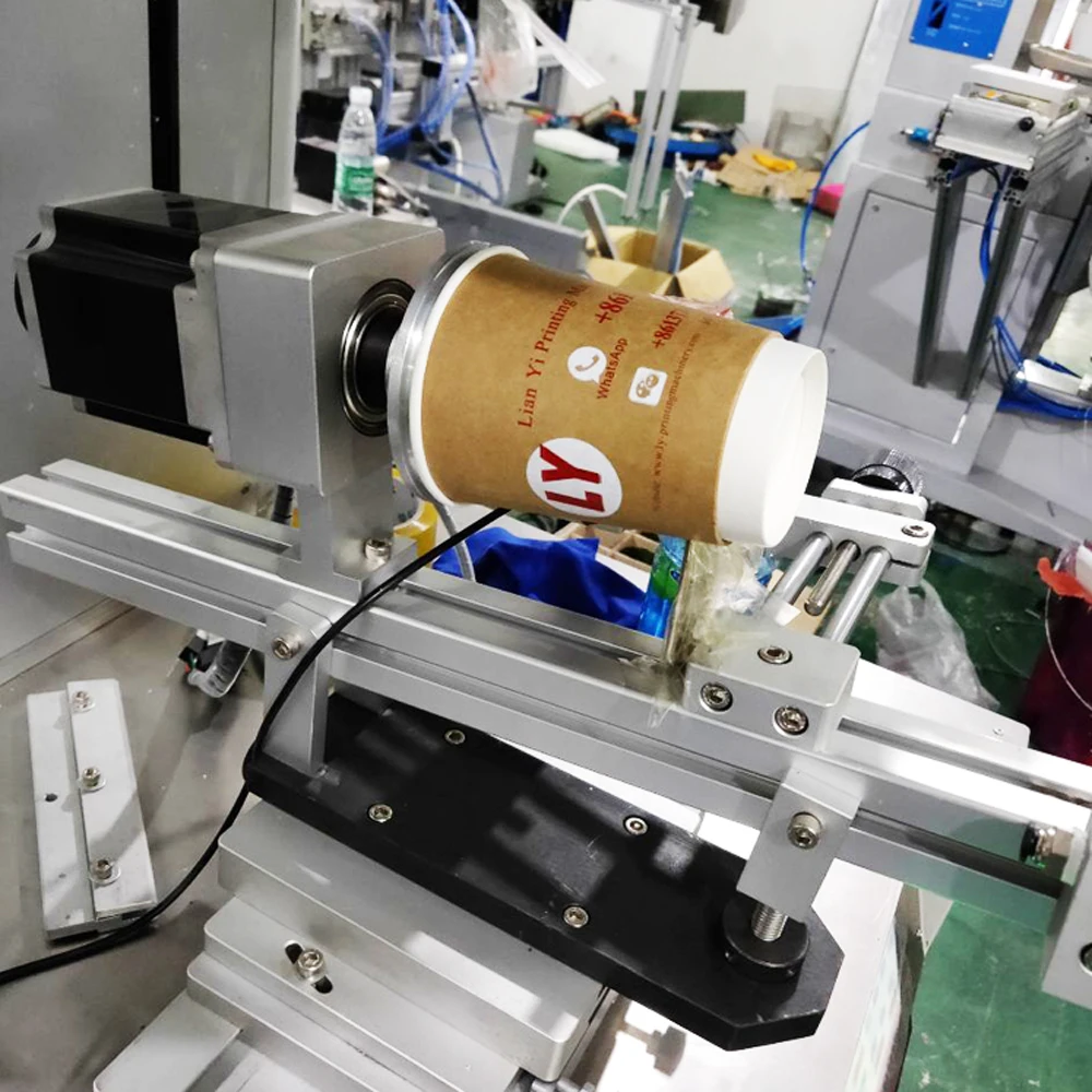 Paper Cup 2 Color Screen Printing Machine Paper Cup logo Printing Machine