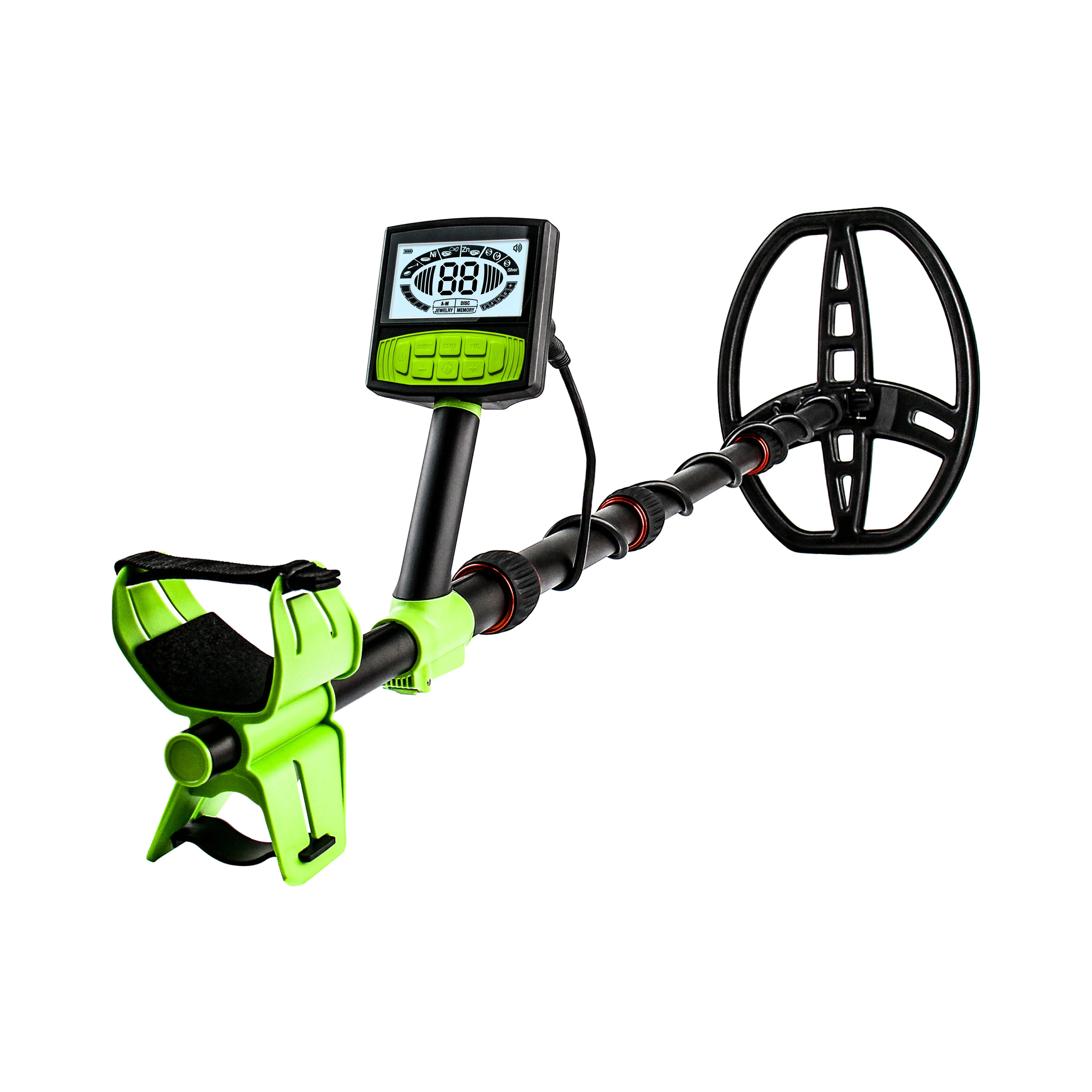 PANCKY Metal Detectors For Adults Waterproof - Professional Higher Accuracy Gold Detector With Lcd Display 5 Mode Advanced Dsp Chip 10 Coil Metal Detectors Pk0075