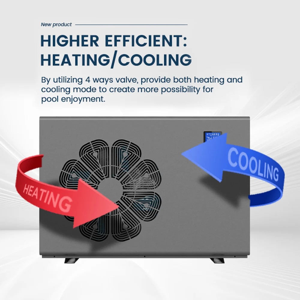 Inverter Swimming Pool Air Heat Source Water Heater Swimming Pool Pump
