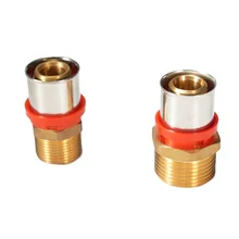 Bornic Good Quality Hot Sale PEX Pipe Fitting PN25 32mm Brass Elbow Equal PEX Press Fitting