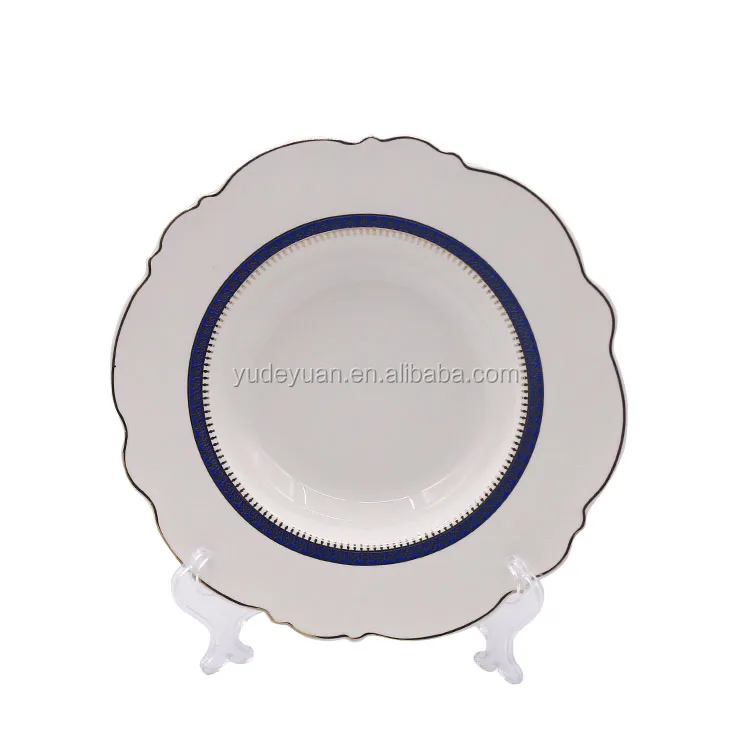 Juego de vajilla de porcelana de lujo para uso diario, vajilla de