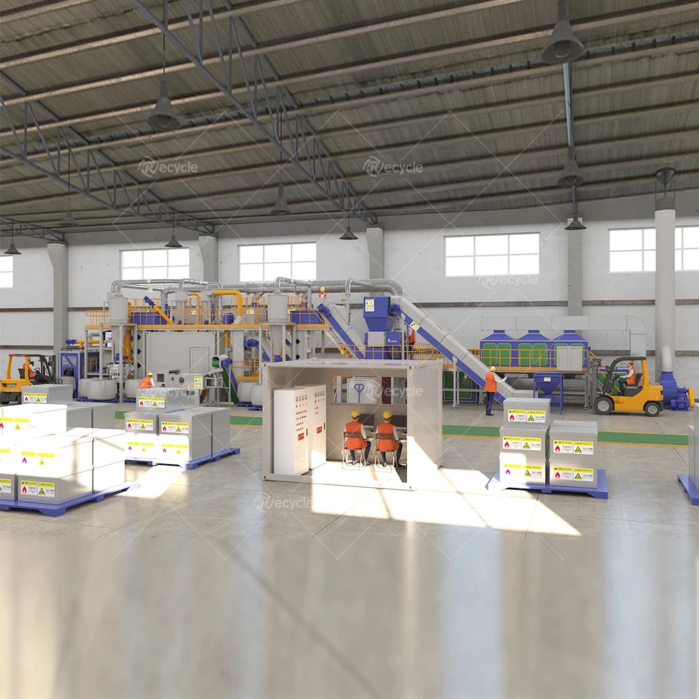 Высокопроизводительная линия по переработке солнечных панелей оборудование для переработки