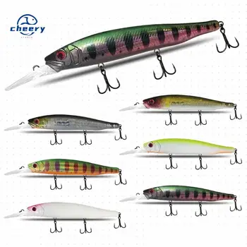 CHEERY Long-Cast Floating Minnow 155mm 23g Artificial Hard Bait Jerkbait Plastic Lure Lifelike Fish – Minnow – view 2
