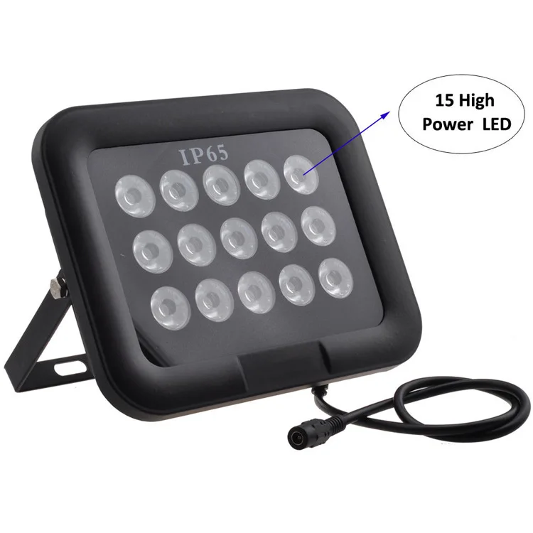 Lampe Infrarouge Haute Puissance 12V Pour Caméra De Surveillance - Inox