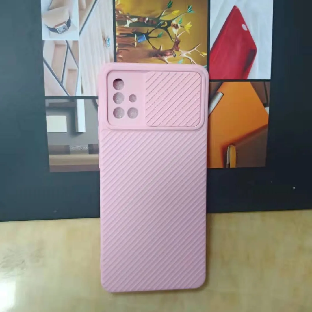 Luxury Style Personalized Push Window Tpu Material Mobile Phone Bag  to protect the lens For Samsung